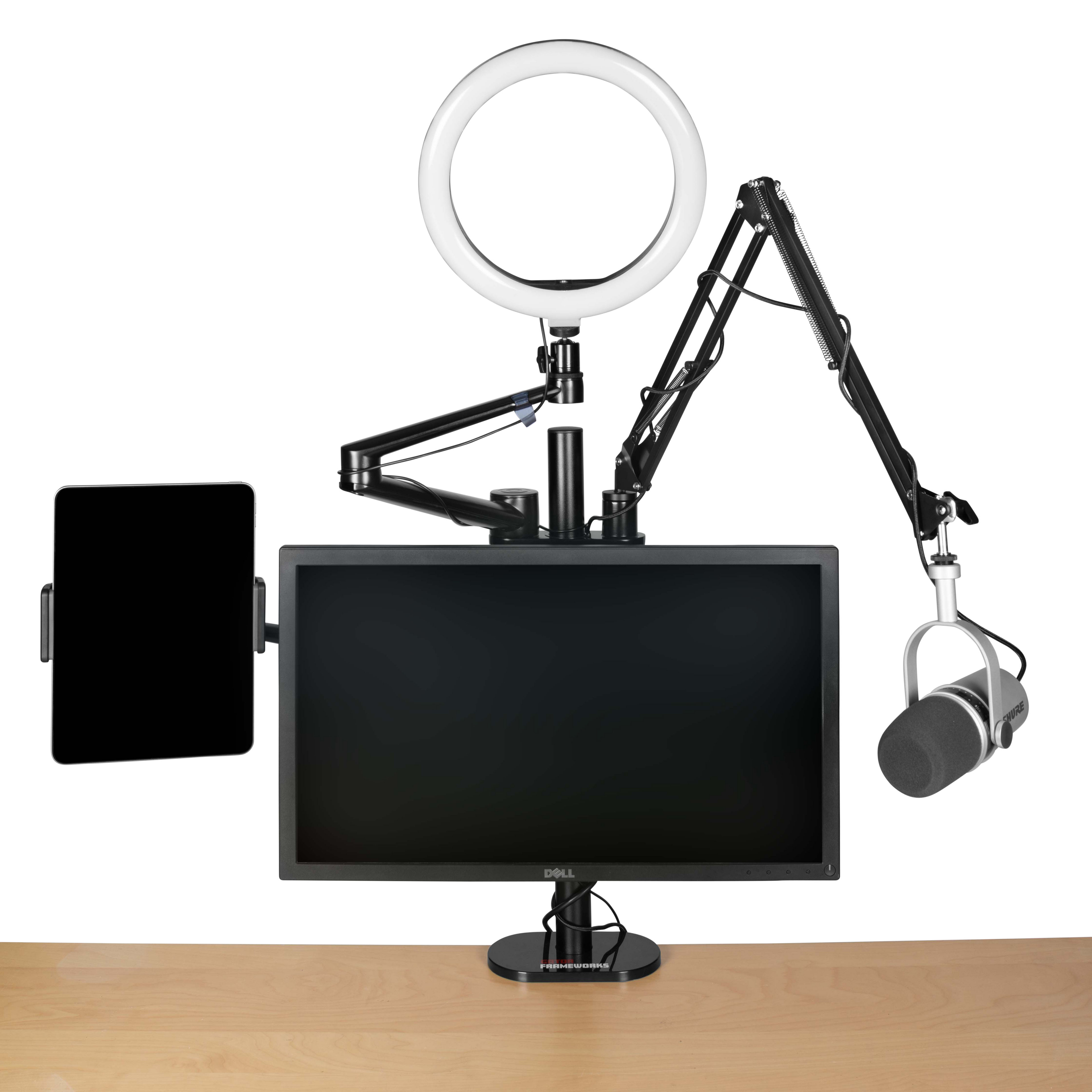 Frameworks Content Creation Desk Mount Stand
