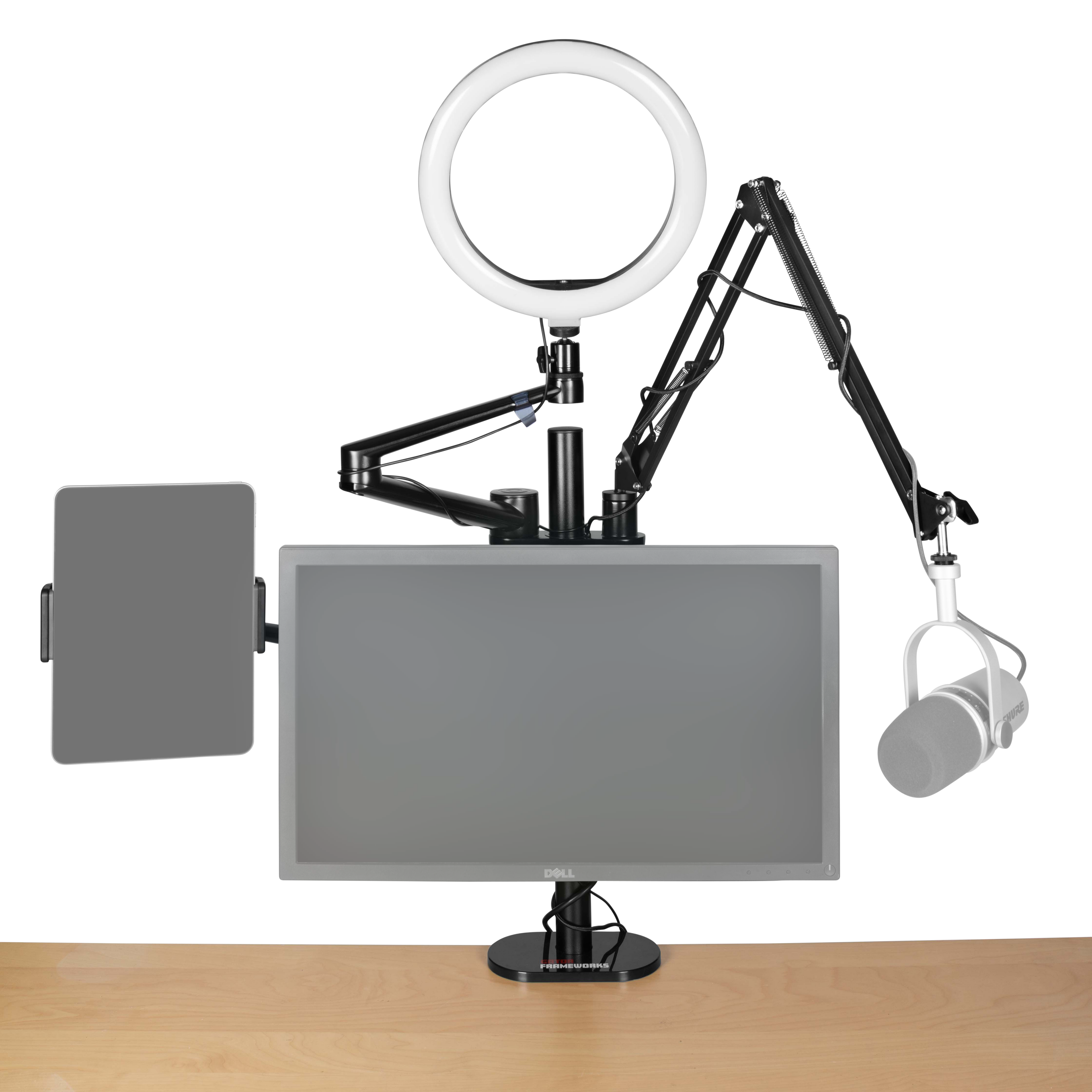 Frameworks Content Creation Desk Mount Stand