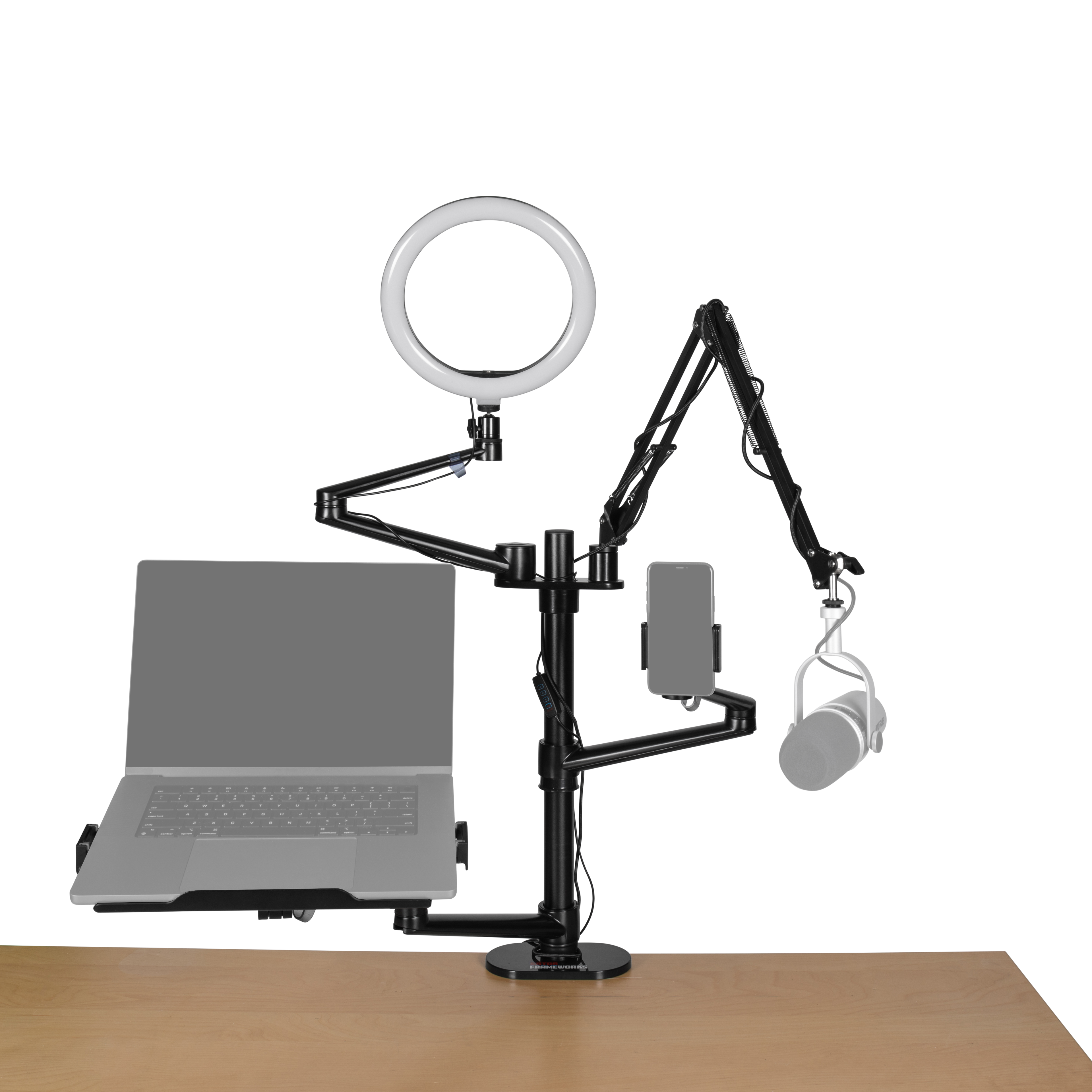 Frameworks Content Creation Desk Mount Stand