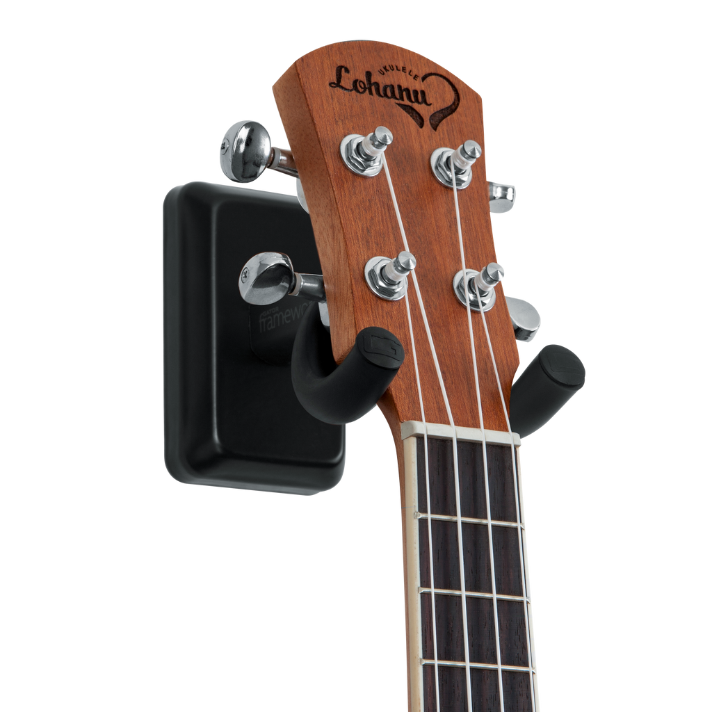 Black Wall Mount Ukulele/Mandolin Hanger