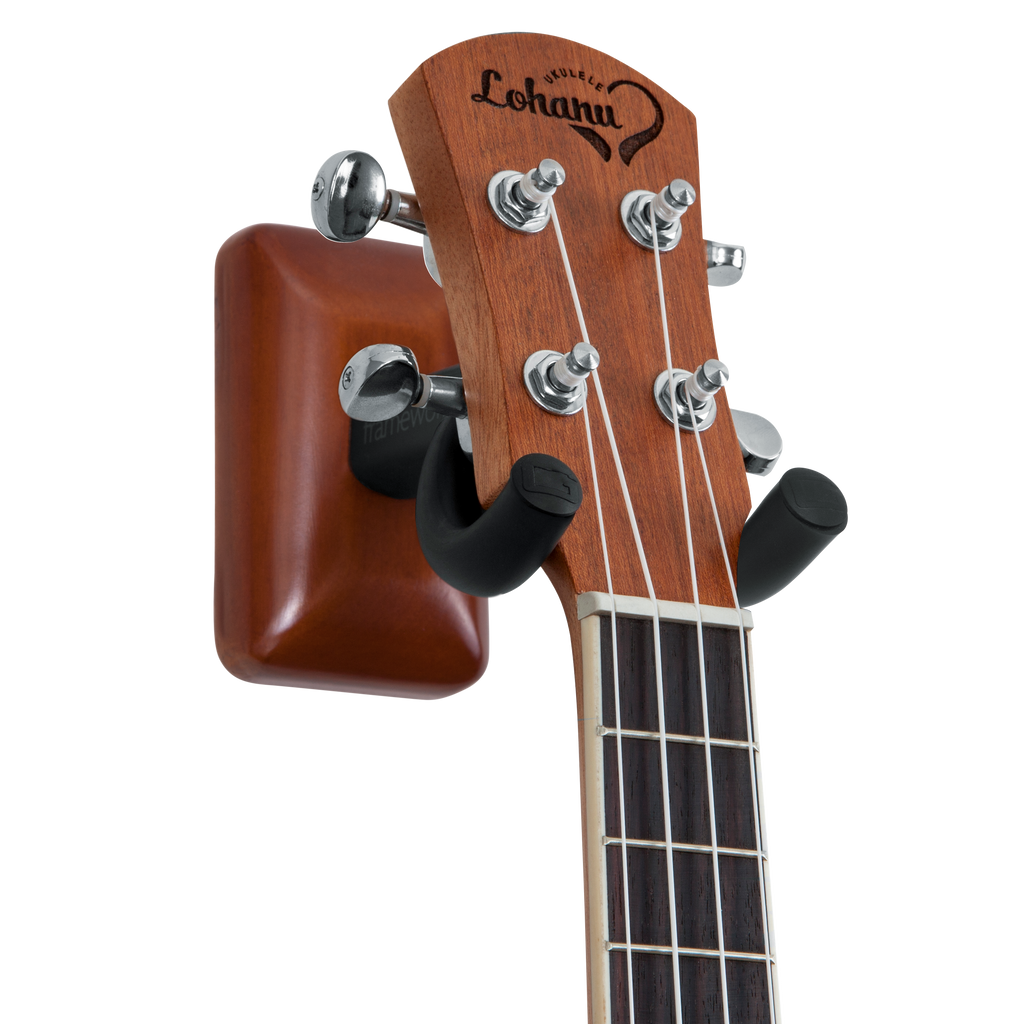 Mahogany Wall Mount Ukulele/Mandolin Hanger