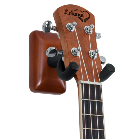 Mahogany Wall Mount Ukulele/Mandolin Hanger