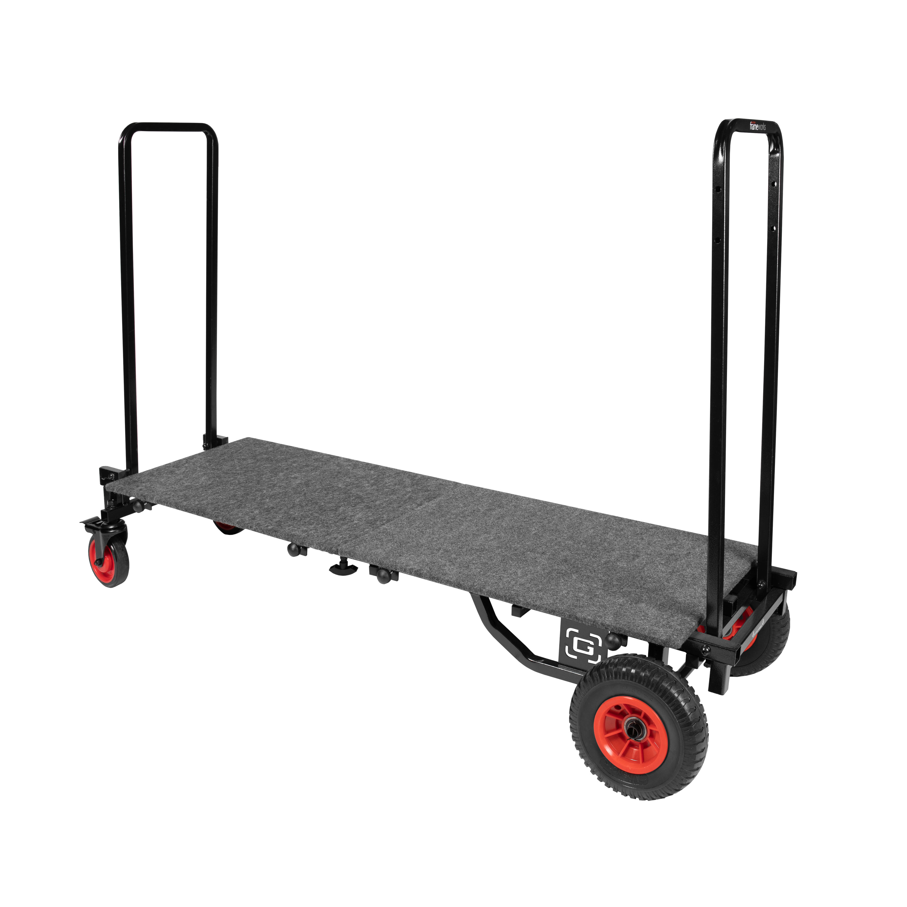 Lower Deck Flat Surface for Utility Carts