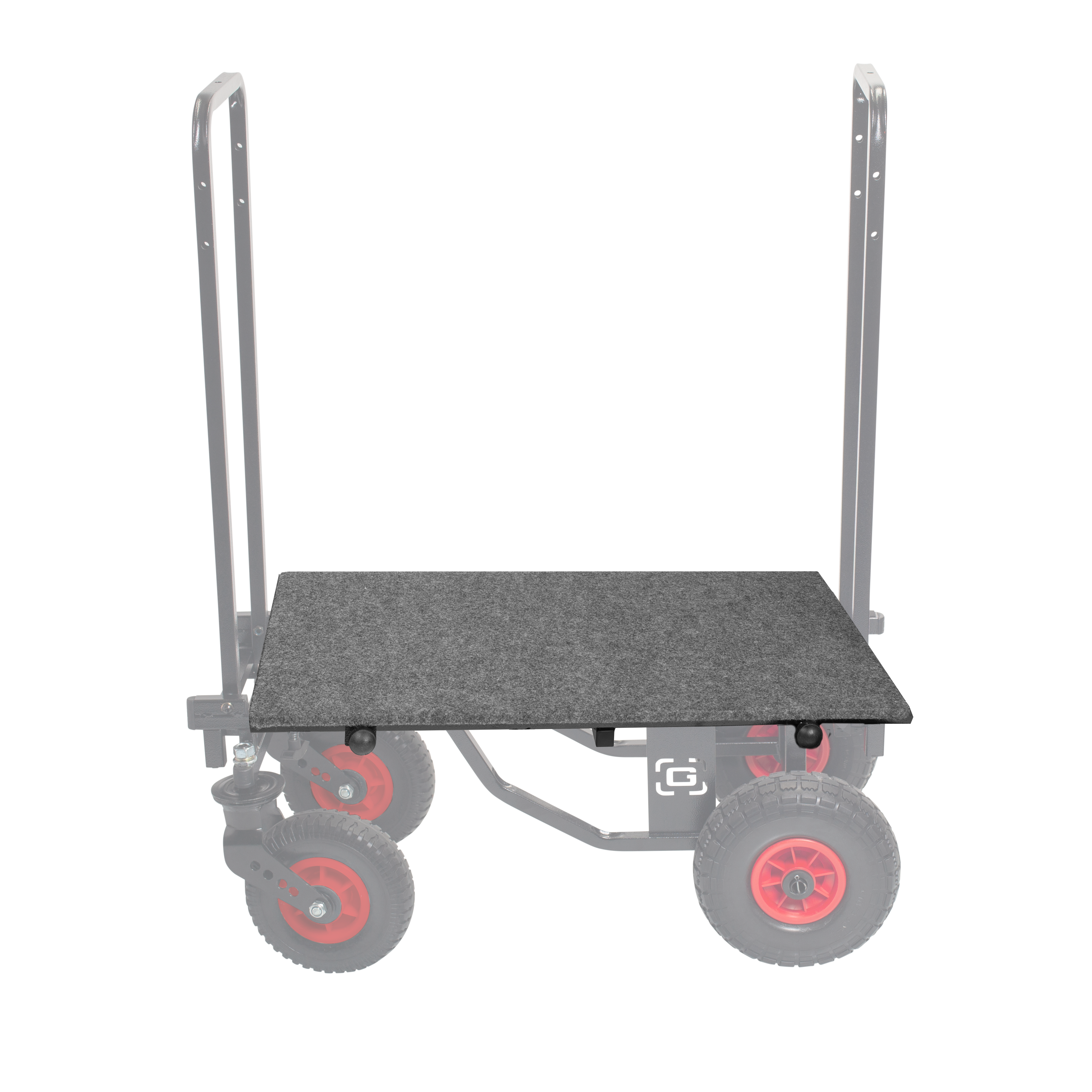 Lower Deck Flat Surface for Utility Carts