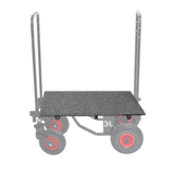 Lower Deck Flat Surface for Utility Carts