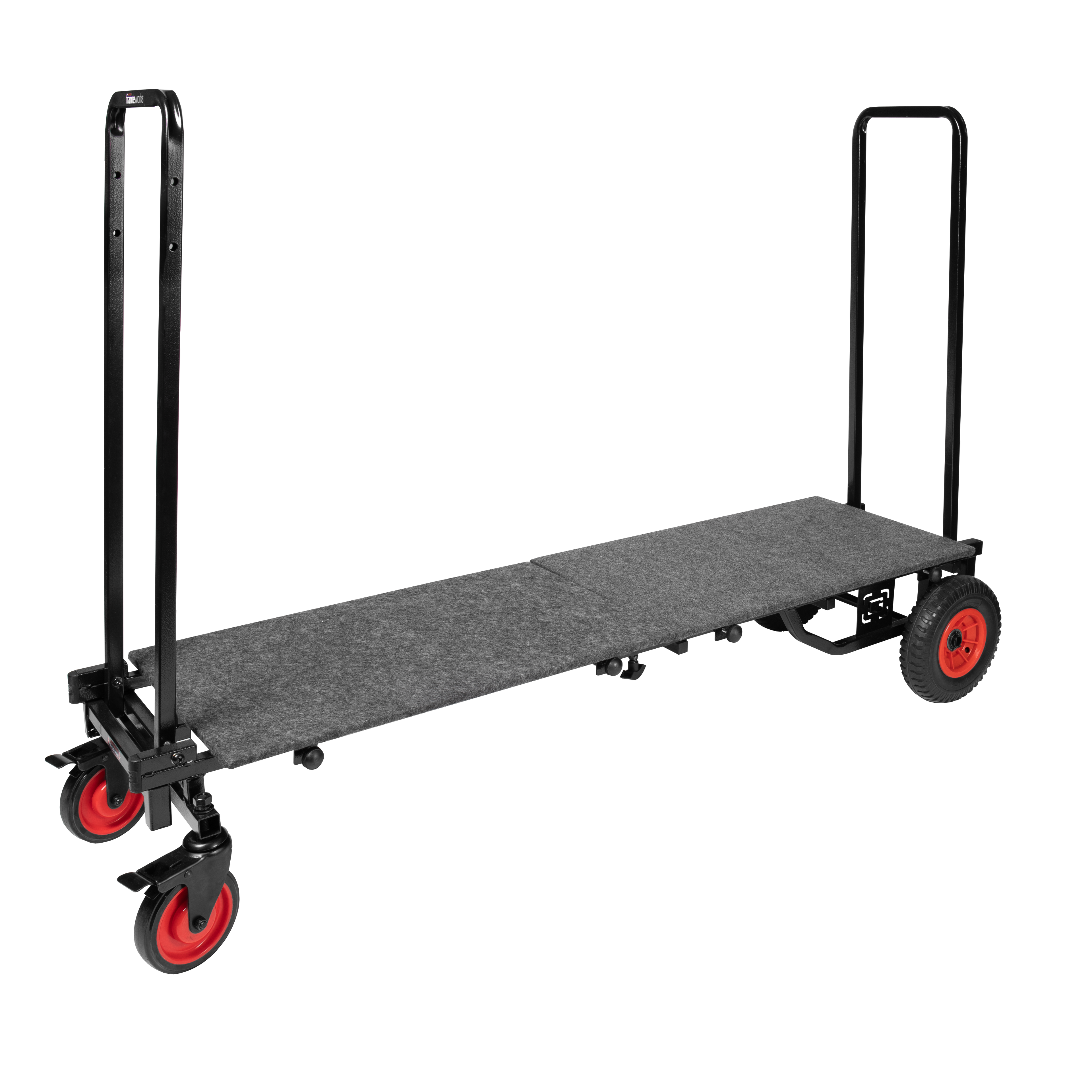 Lower Deck Flat Surface for Utility Carts
