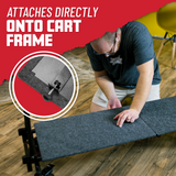 Lower Deck Flat Surface for Utility Carts