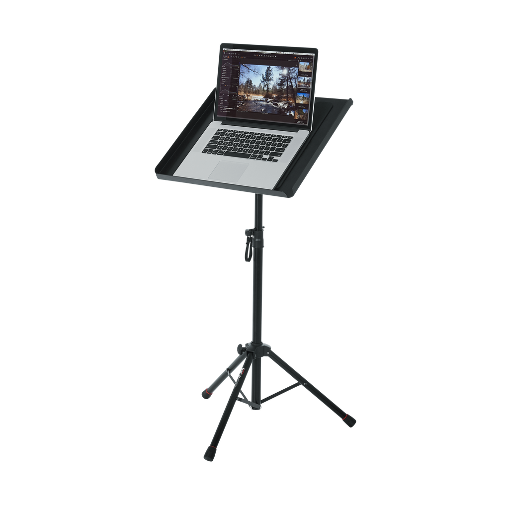 Compact Adjustable Media Tray Stand