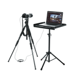 Compact Adjustable Media Tray Stand
