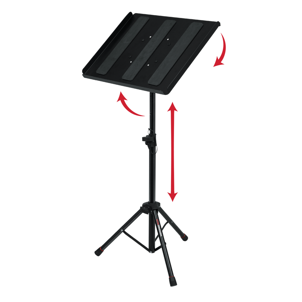 Compact Adjustable Media Tray Stand