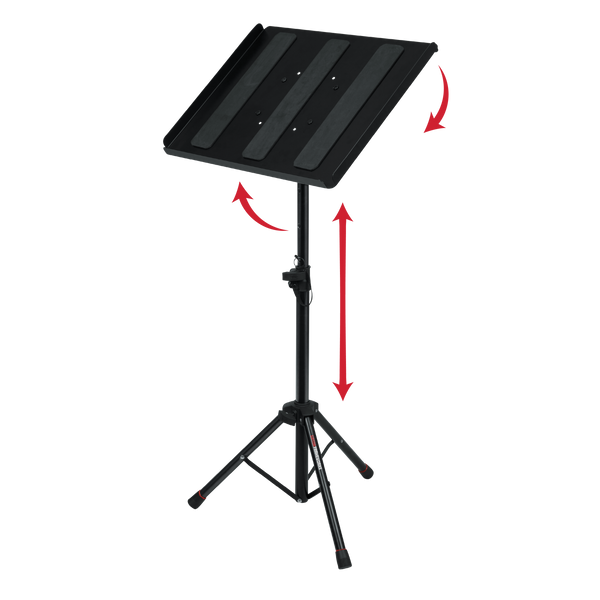 Compact Adjustable Media Tray Stand