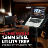 Compact Adjustable Media Tray Stand