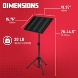 Compact Adjustable Media Tray Stand