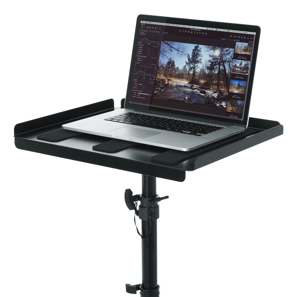 Heavy-Duty Adjustable Media Tray Stand