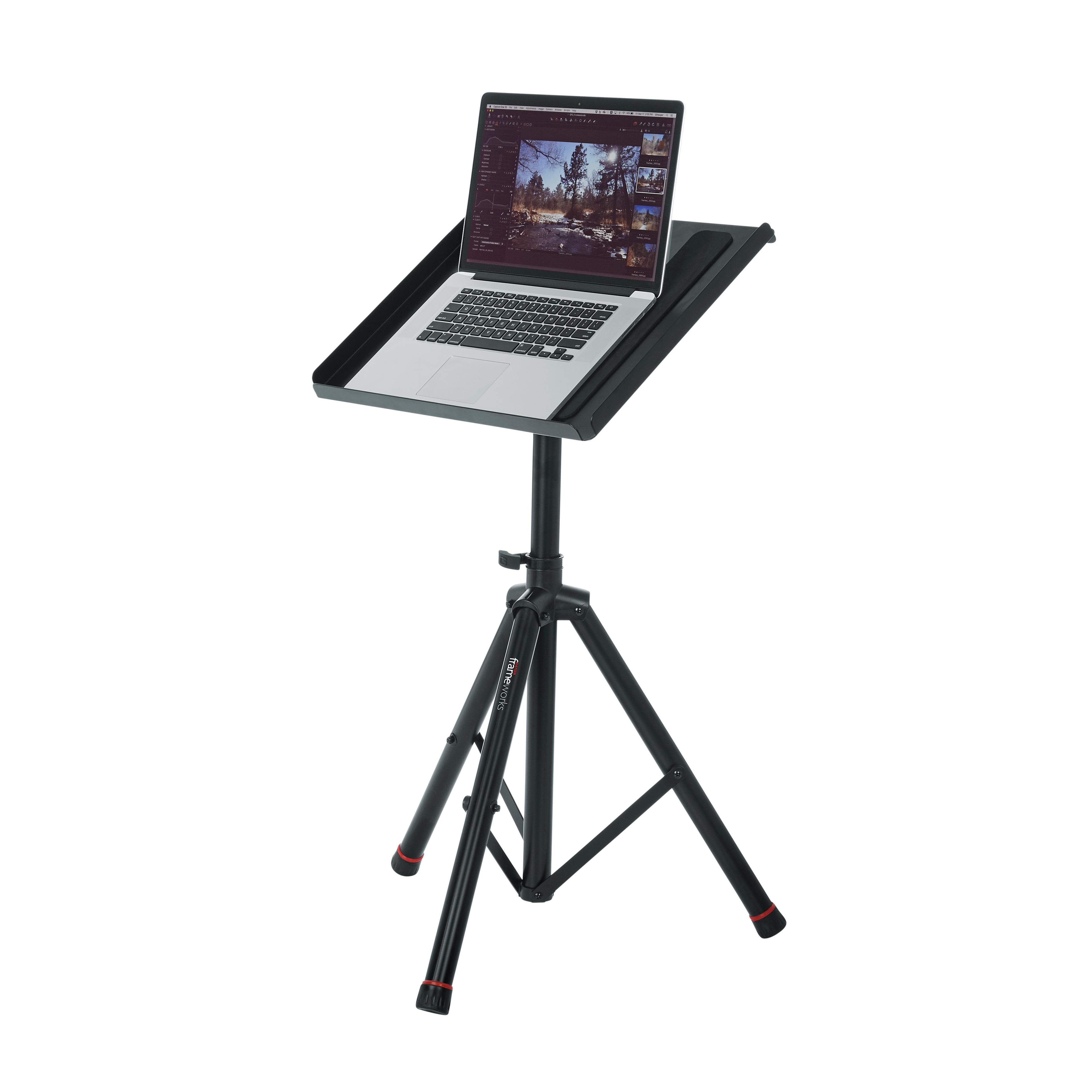 Heavy-Duty Adjustable Media Tray Stand