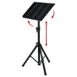 Heavy-Duty Adjustable Media Tray Stand