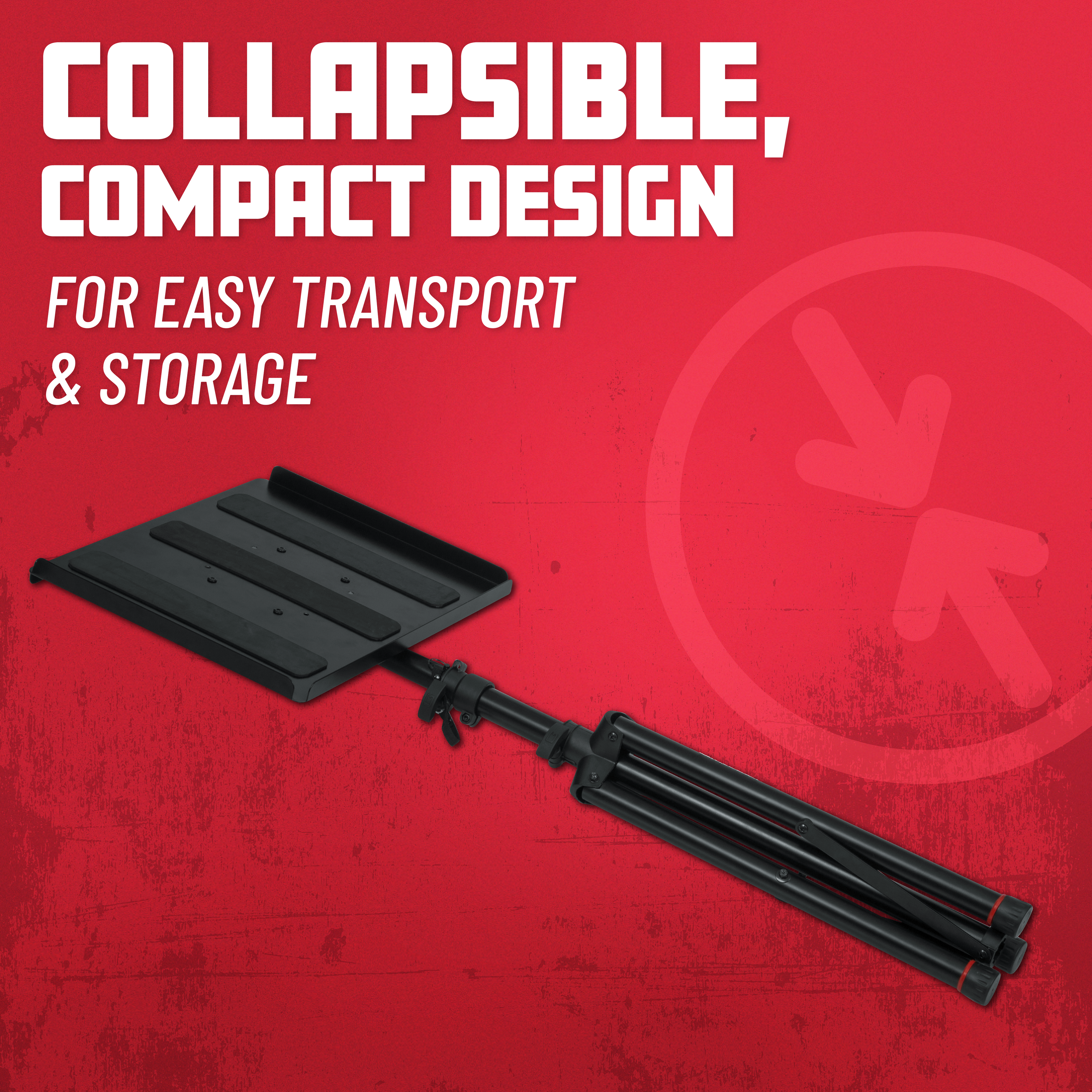 Heavy-Duty Adjustable Media Tray Stand