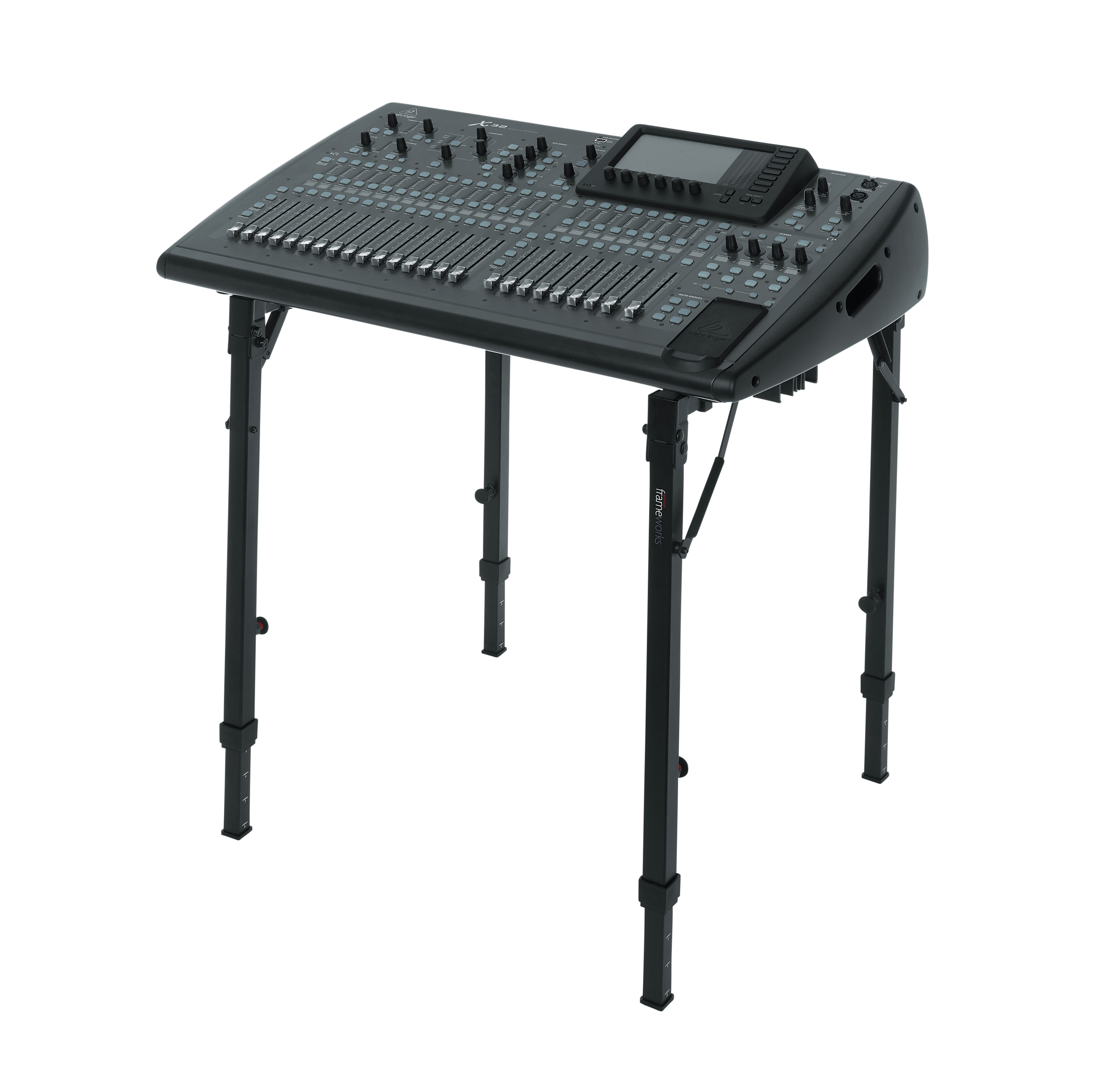 Adjustable T-Stand Folding Workstation