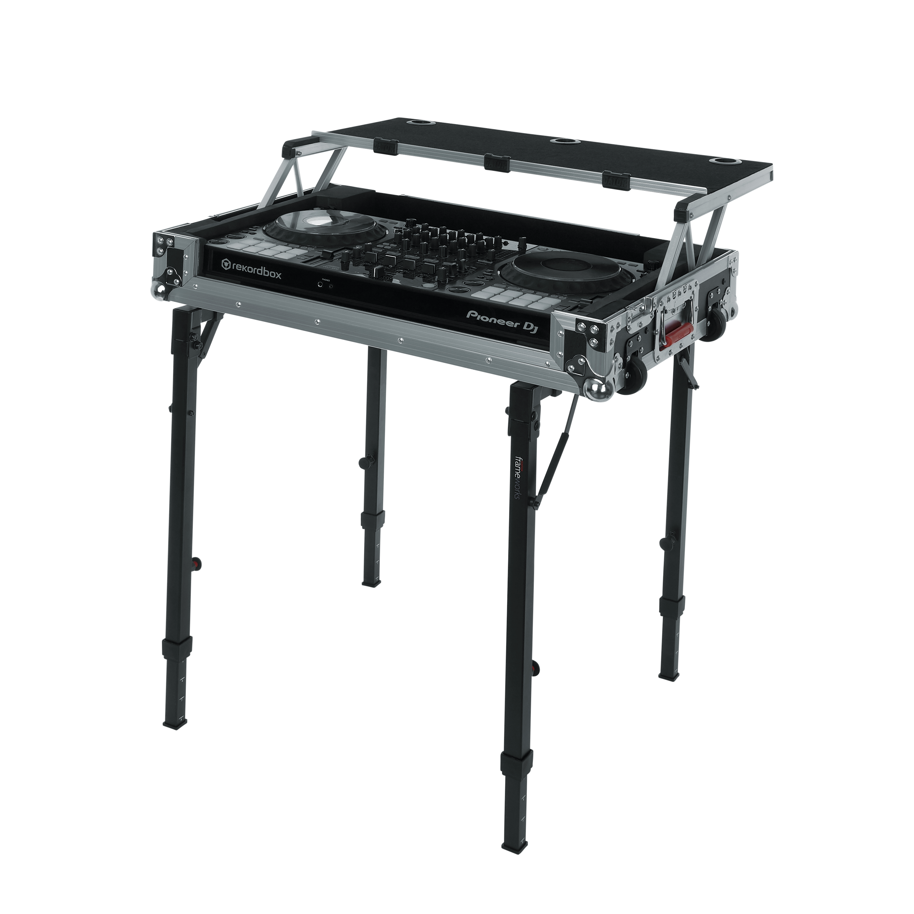 Adjustable T-Stand Folding Workstation
