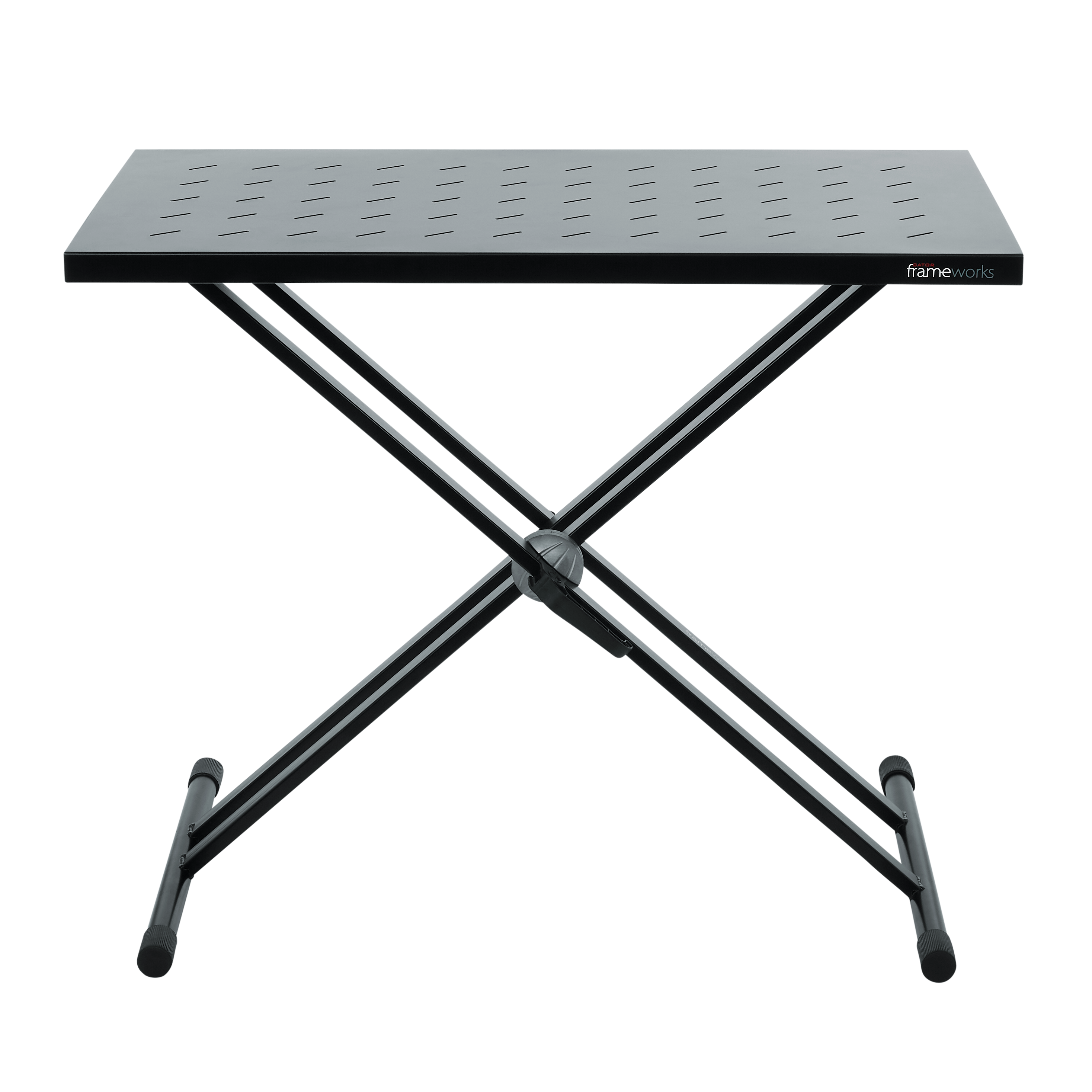 Utility table top with double-X stand