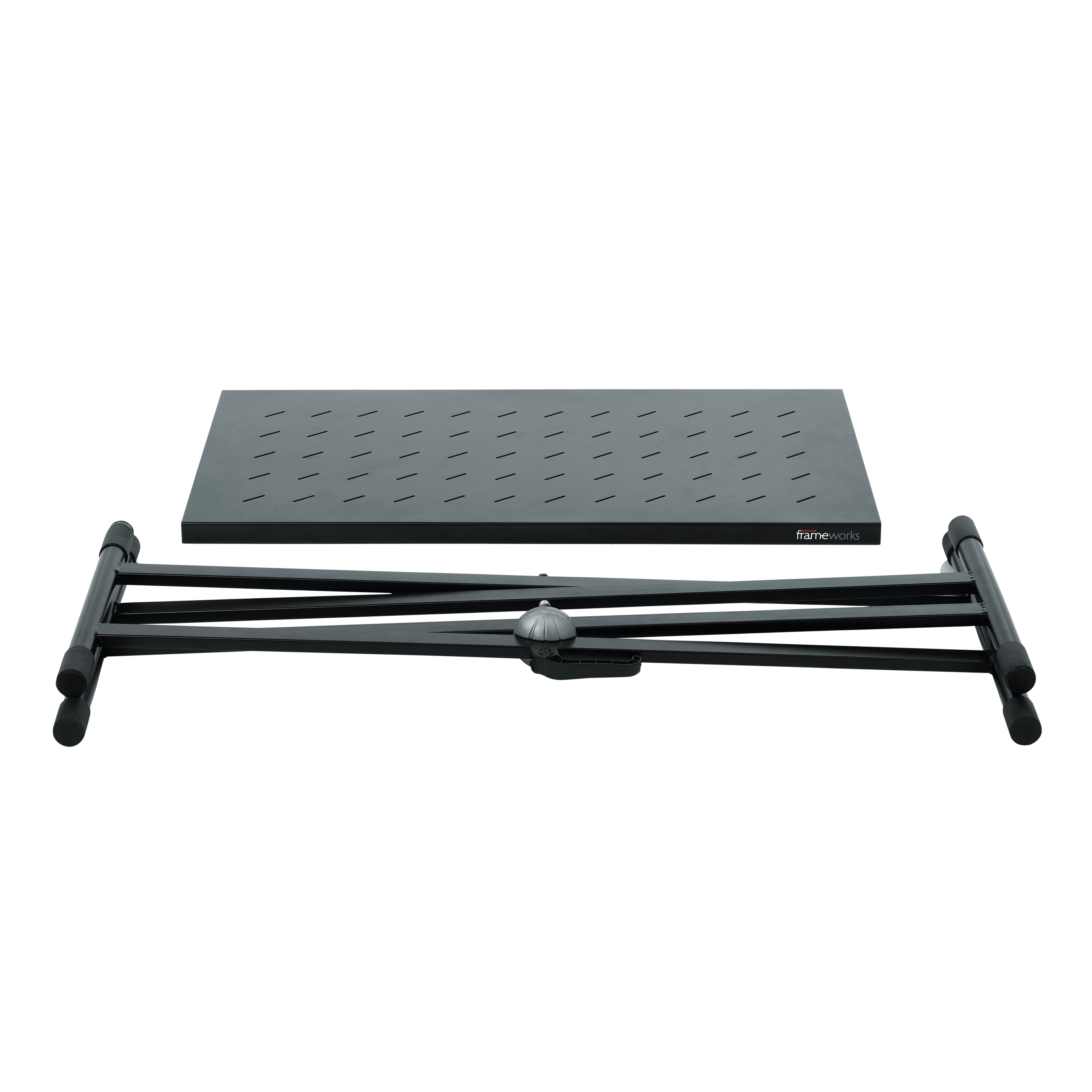 Utility table top with double-X stand