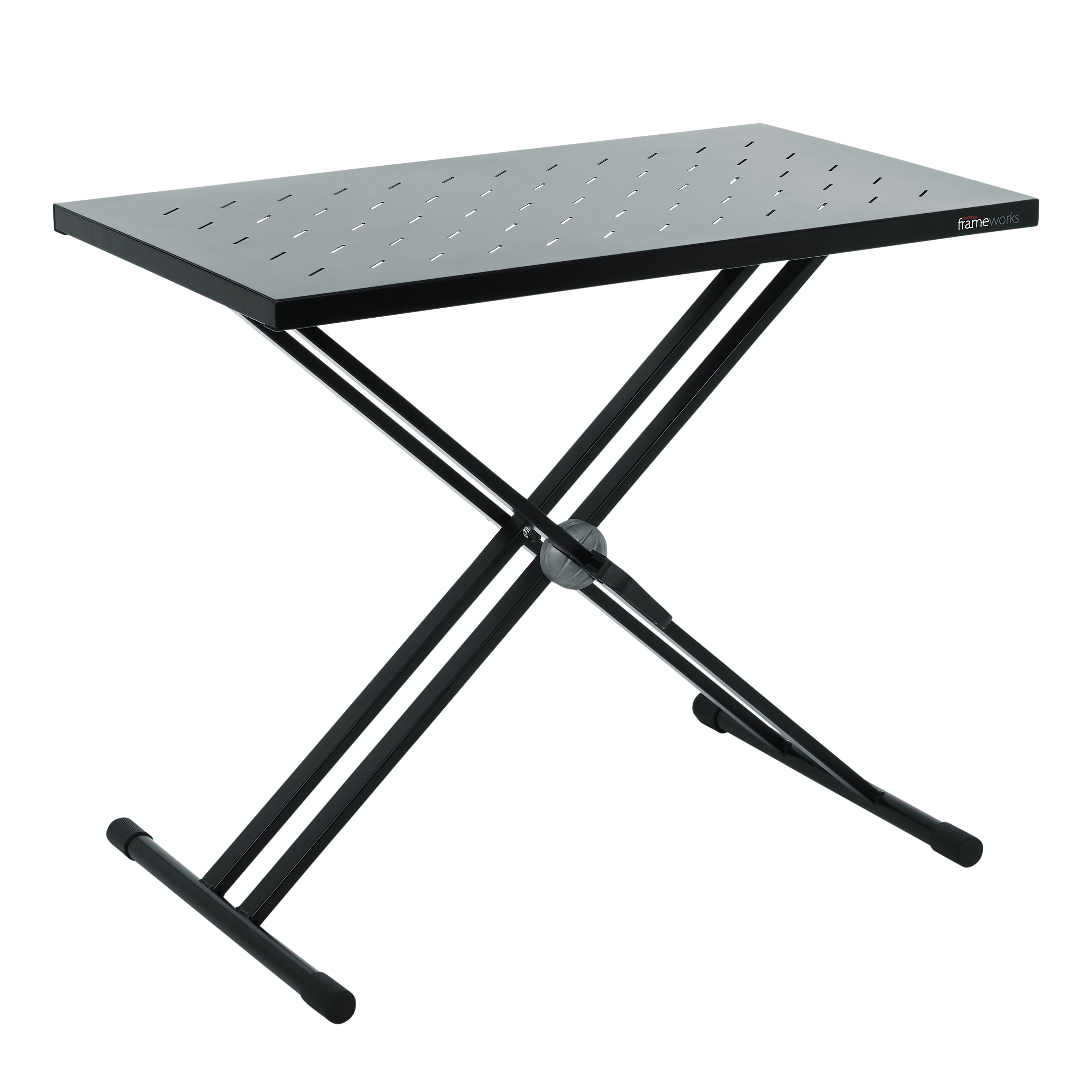 Utility table top with double-X stand
