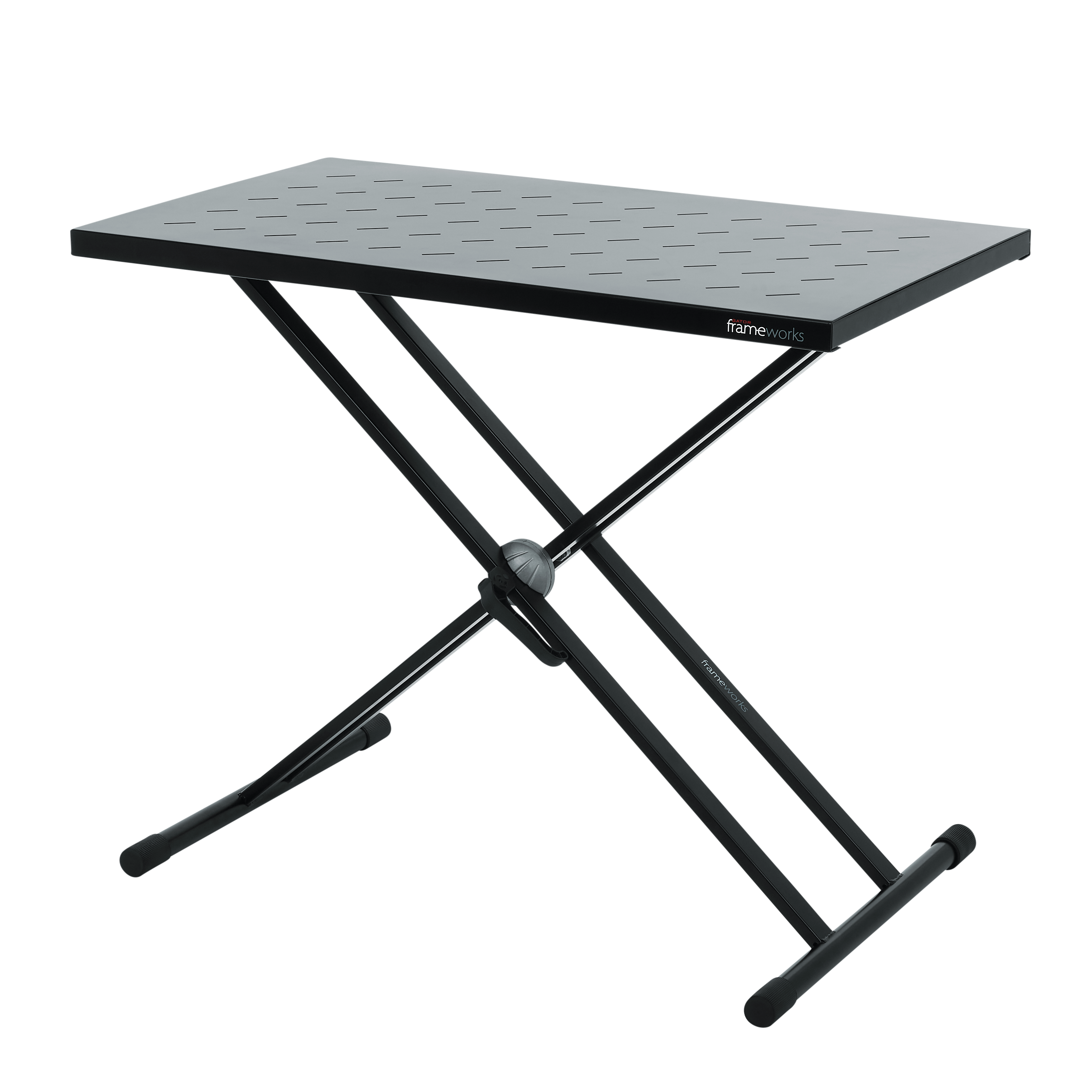 Utility table top with double-X stand