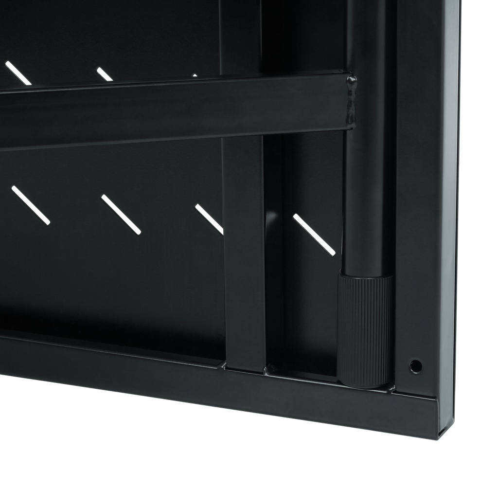 Utility table top with double-X stand