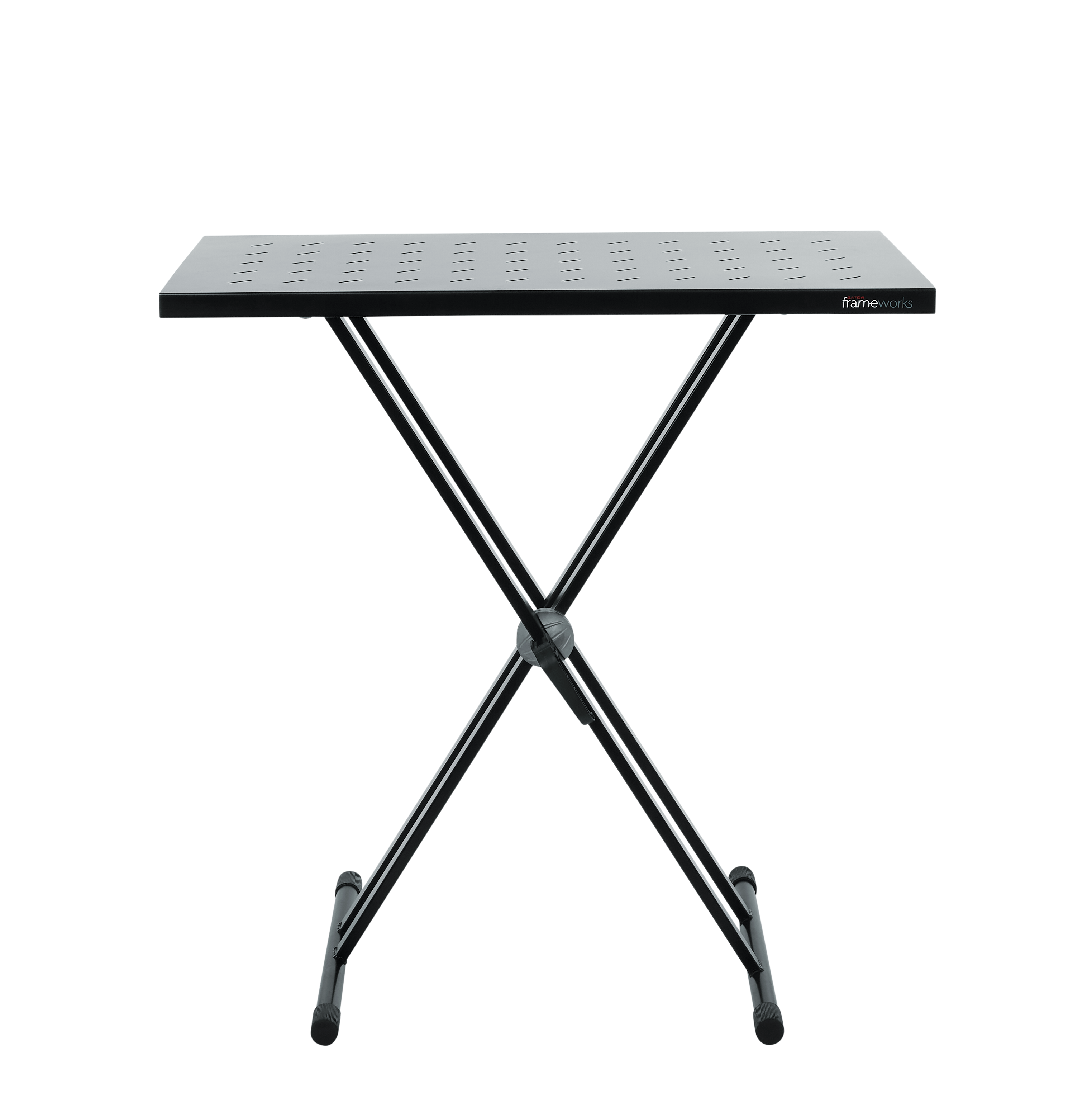 Utility table top with double-X stand