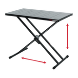 Utility table top with double-X stand