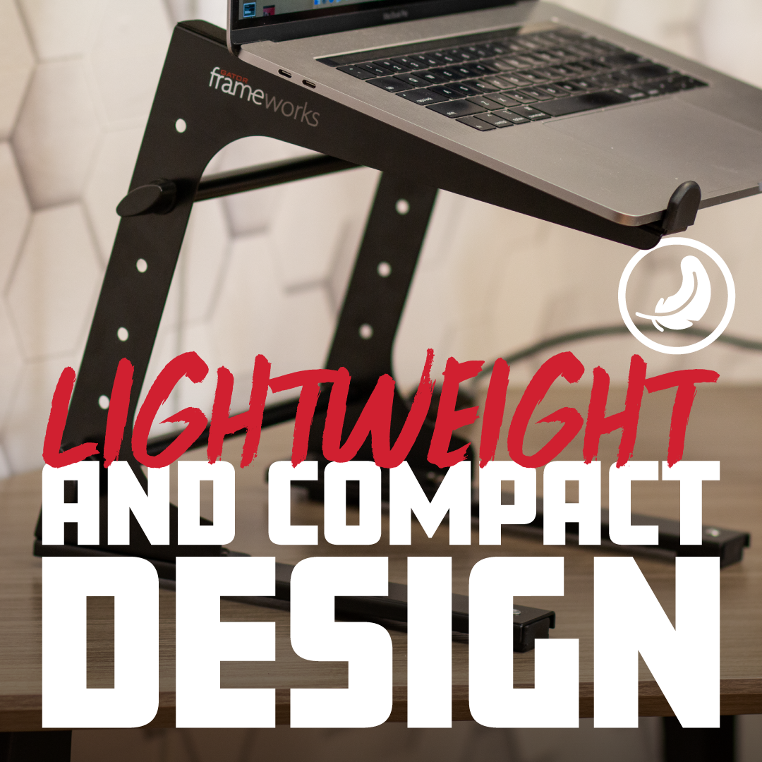 Space Saving Collapsible Desktop Laptop Stand