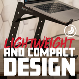 Space Saving Collapsible Desktop Laptop Stand