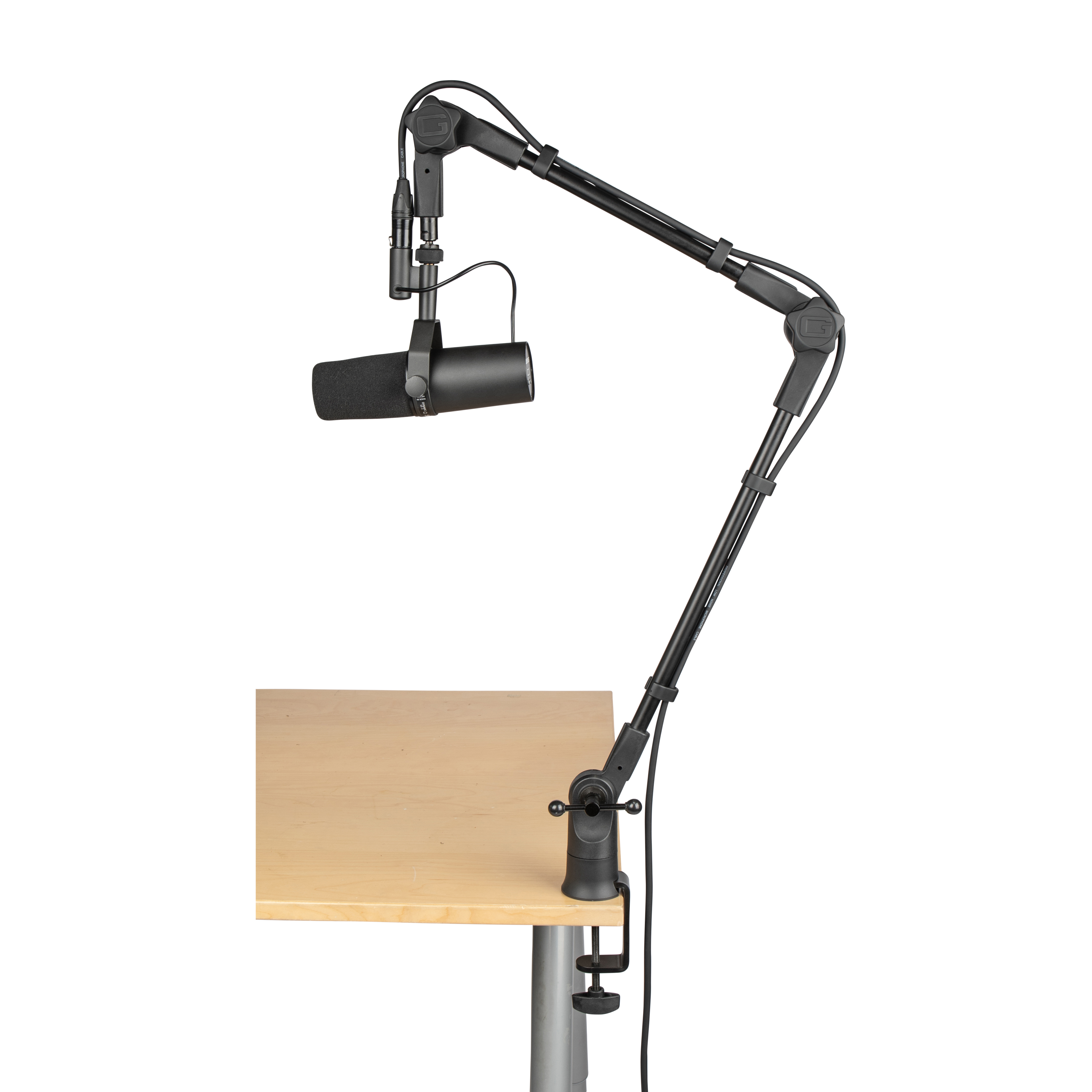 Frameworks Slim Profile Desktop Mic Stand Boom Arm