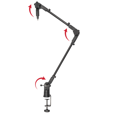 Frameworks Slim Profile Desktop Mic Stand Boom Arm