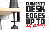 Frameworks Slim Profile Desktop Mic Stand Boom Arm