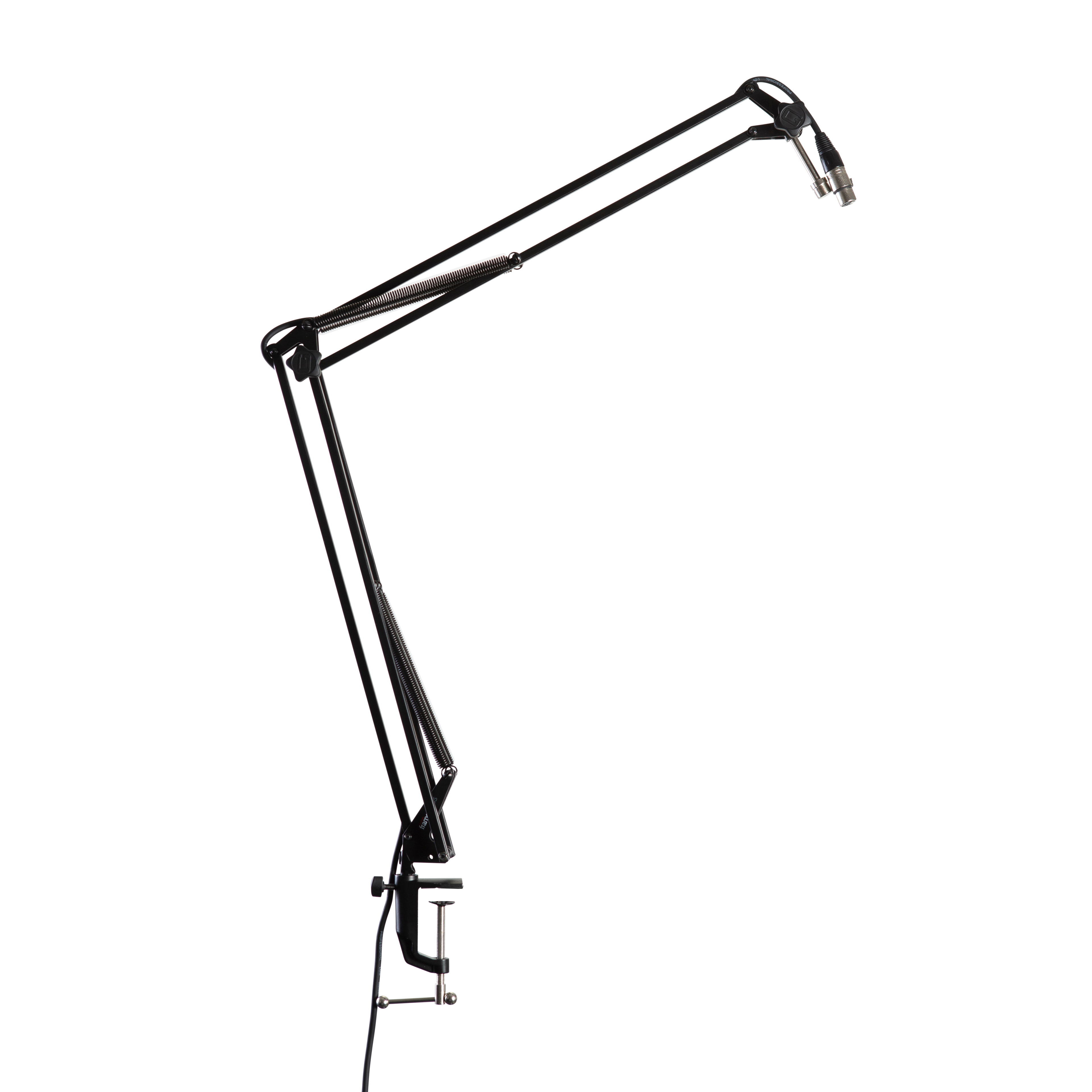 Desk-Mounted Broadcast/Podcast Boom Mic Stand