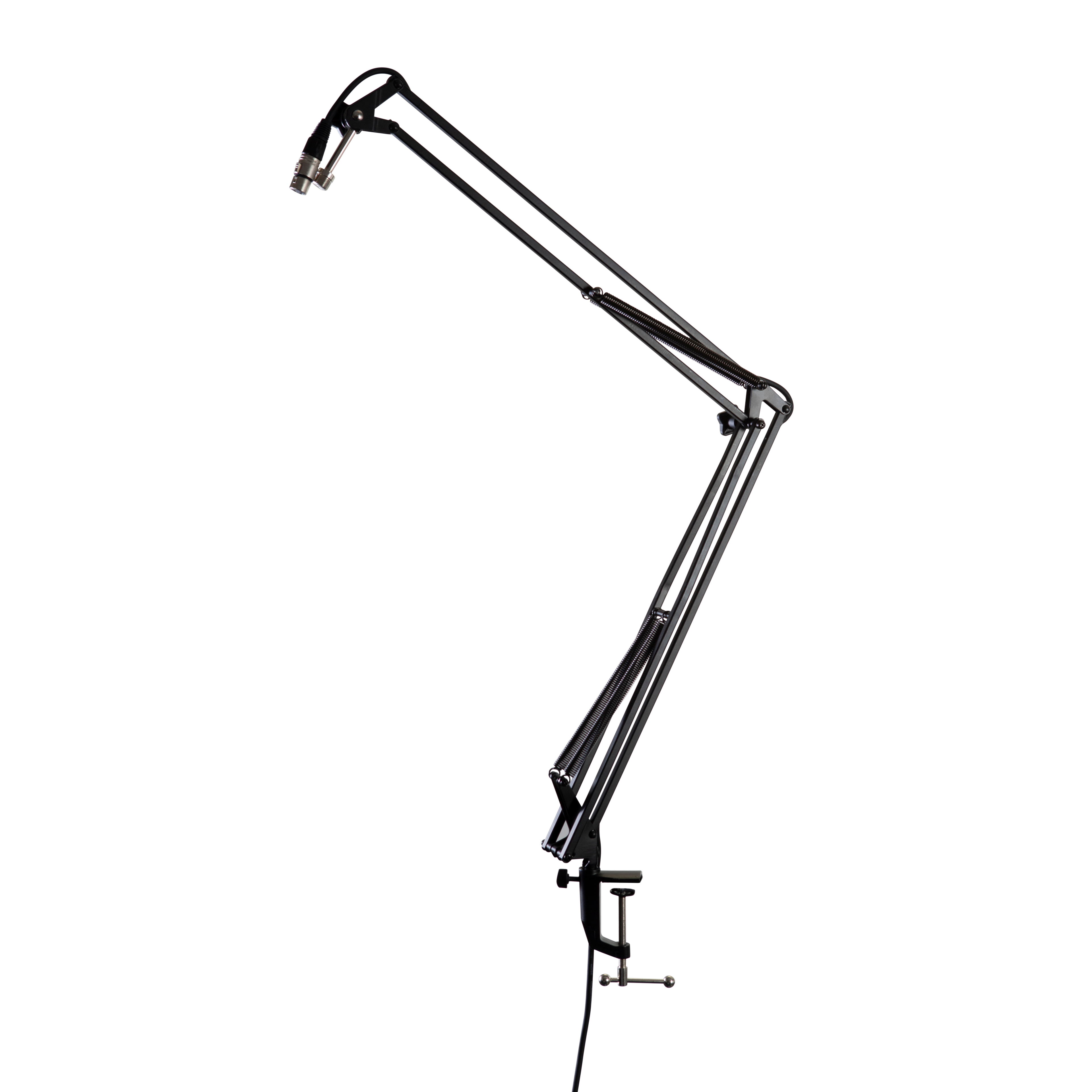 Desk-Mounted Broadcast/Podcast Boom Mic Stand