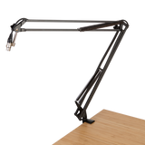 Desk-Mounted Broadcast/Podcast Boom Mic Stand