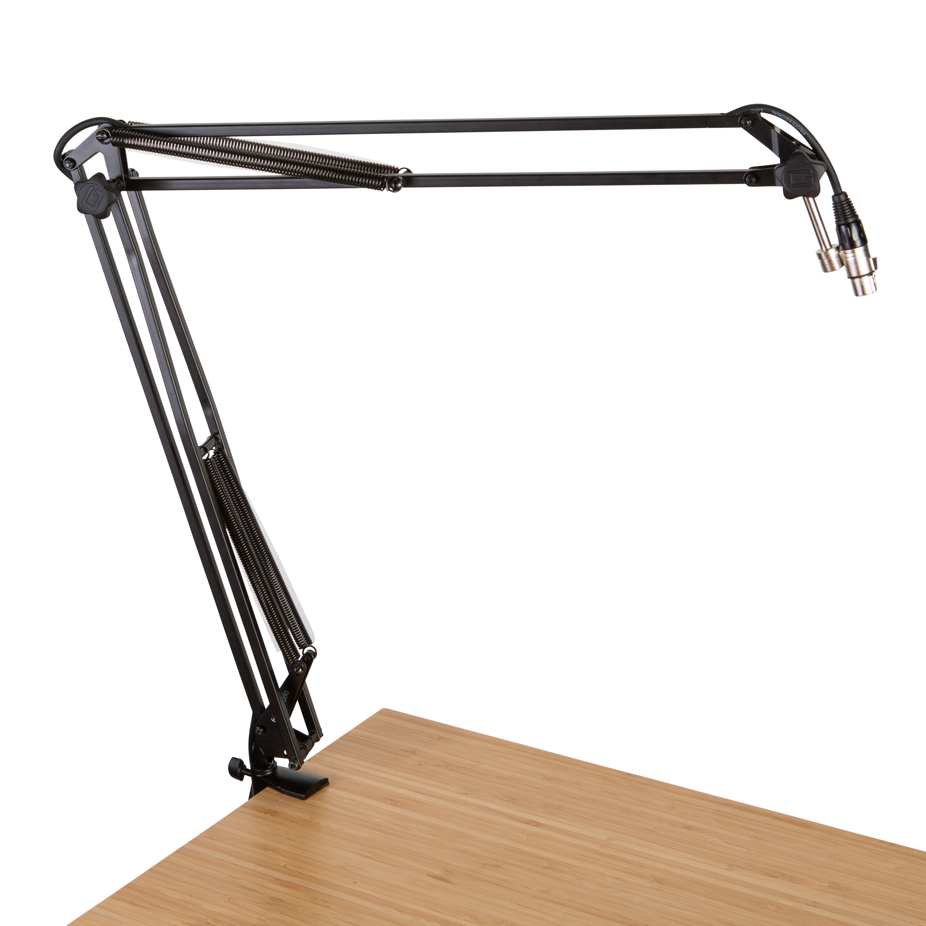 Desk-Mounted Broadcast/Podcast Boom Mic Stand