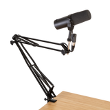 Desk-Mounted Broadcast/Podcast Boom Mic Stand