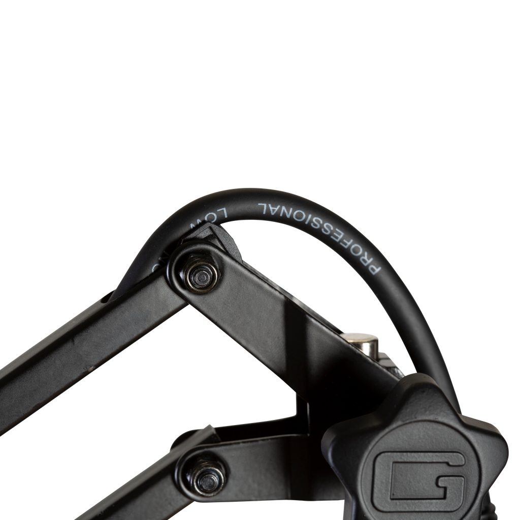 Desk-Mounted Broadcast/Podcast Boom Mic Stand