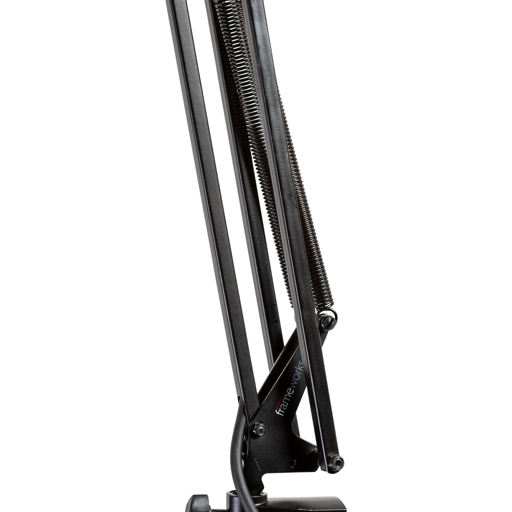 Desk-Mounted Broadcast/Podcast Boom Mic Stand
