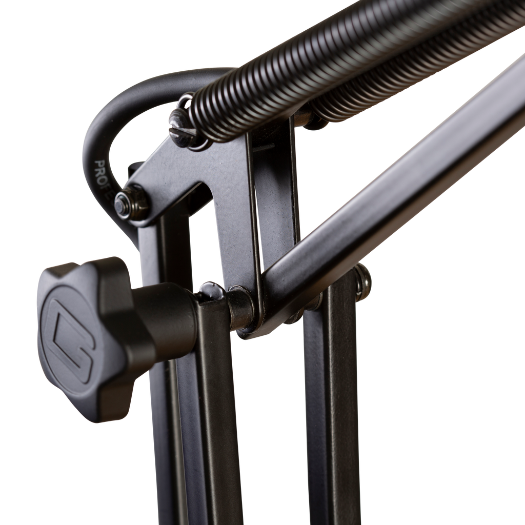 Desk-Mounted Broadcast/Podcast Boom Mic Stand