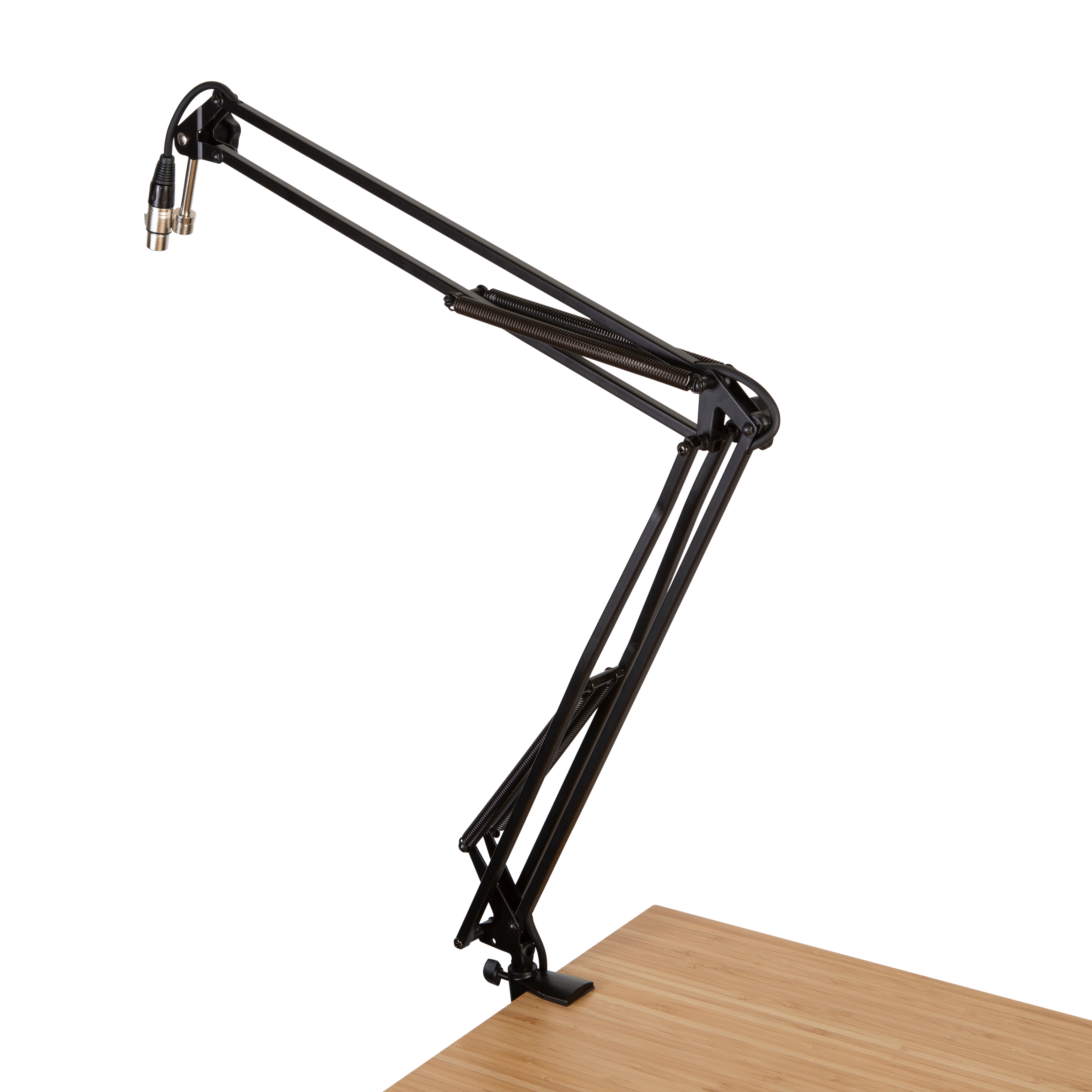Desk-Mounted Broadcast/Podcast Boom Mic Stand