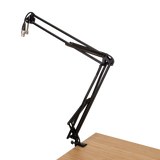 Desk-Mounted Broadcast/Podcast Boom Mic Stand