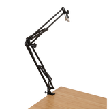 Desk-Mounted Broadcast/Podcast Boom Mic Stand