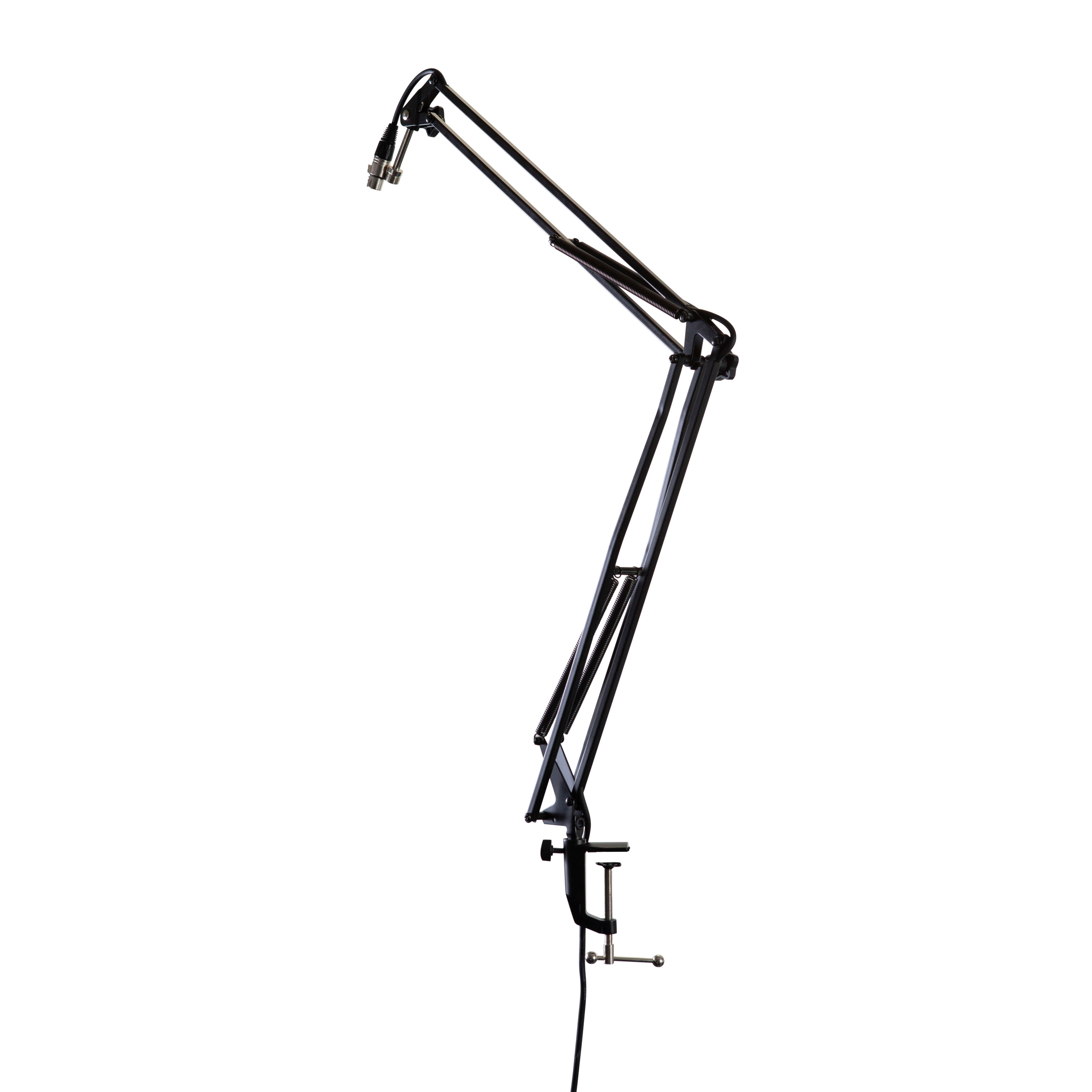 Desk-Mounted Broadcast/Podcast Boom Mic Stand