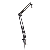 Desk-Mounted Broadcast/Podcast Boom Mic Stand
