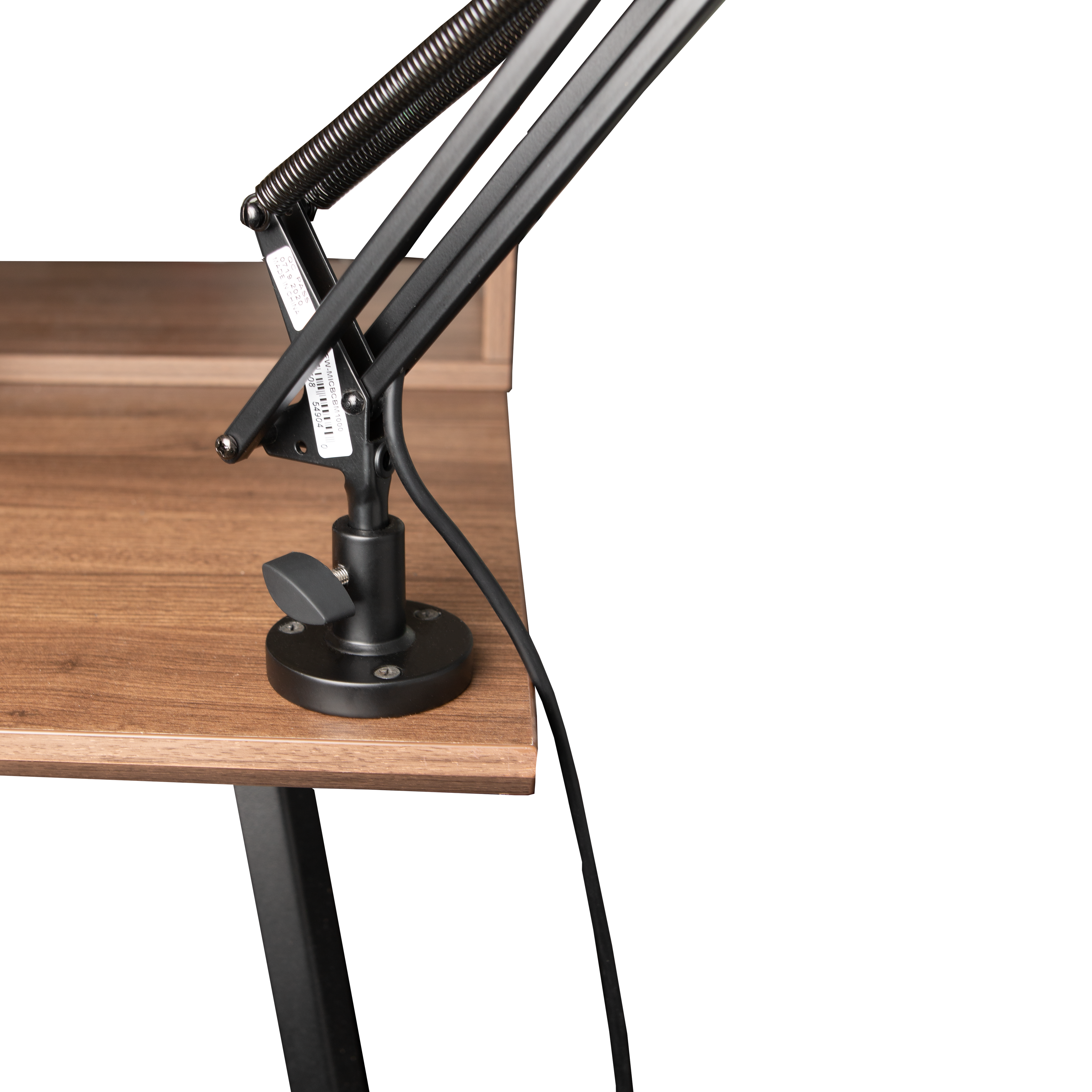 Desk-Mounted Broadcast/Podcast Boom Mic Stand