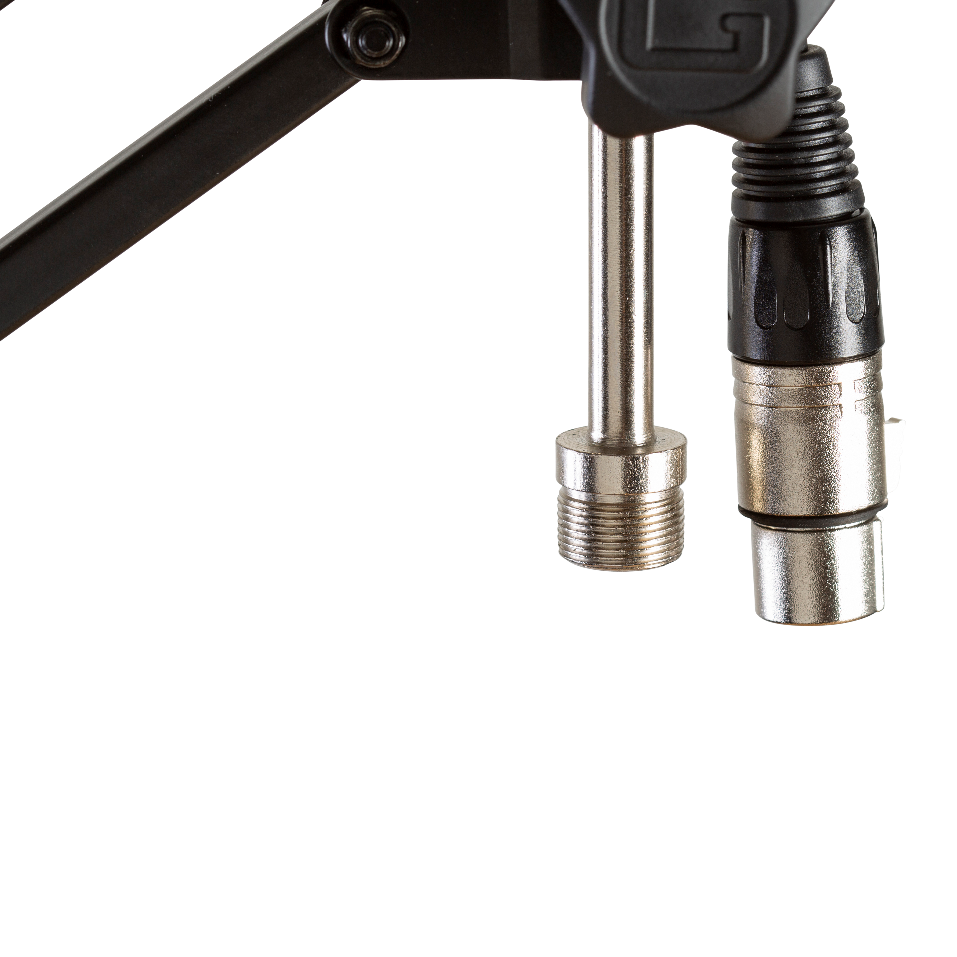 Desk-Mounted Broadcast/Podcast Boom Mic Stand